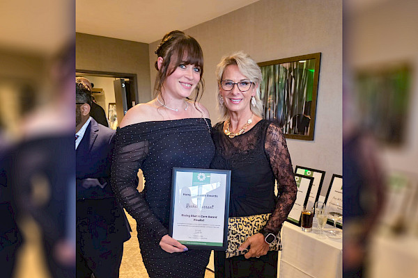 CareYourWay’s Rachel Tarrant Celebrated as Rising Star in Hampshire Care Awards!